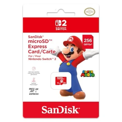 Imagen de Tarjeta Micro SDXC Nintendo SanDisk MicroSD Express, 256 GB