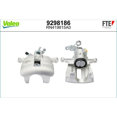 Imagen de FTE 9298186 Pinza de freno gris Hierro fundido Eje trasero izquierda sin soporte VOLKSWAGEN: Transporter 5 Bus, 5, Multivan (7HM