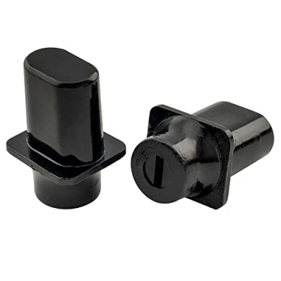 Imagen de Musiclily Pro Tamaño Métrico Top Hat Botón Selector Pastillas Tipo Telecaster de 3 Posiciones Switch Tips para Guitarra Import Estilo Squier Tele, Negro(2 Piezas)