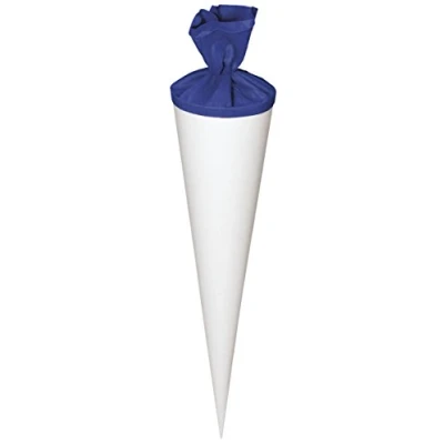 Imagen de Baier &amp; Schneider Heyda 204869951 Bolsa para hermanos (altura 35 cm, diámetro 11 cartón, 380 g/m²), color blanco y azul