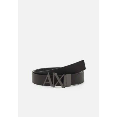 Imagen de Armani Exchange Reversible BELT Cinturón, Talla: 38, Black