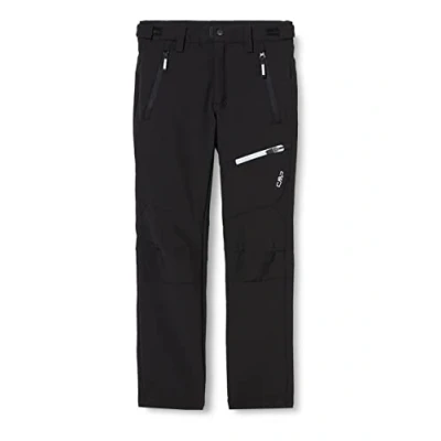 Imagen de CMP KID LONG PANT Unisex Pantalones montañeros largos para niños, Talla: 4a, Nero