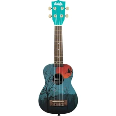 Imagen de KALA UKELELE SOPRANO SERIE UKADELIC GRAPHIC TOP LUNA UKAMNR