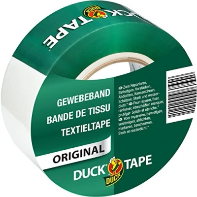 Imagen de DUCK Cinta adhesiva original 106 05 de Tape, con superficie impermeable, extra fuerte para interior y exterior, 50 mm x m