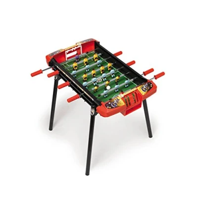 Imagen de Chicos Futbolín Infantil Strategic Liga para Niños con Marcador de Goles Jugadores Intercambiables Patas a Partir 3 años Rojo y Negro Medidas 79 x 66 68 cm (72302)