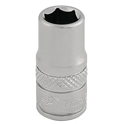 Imagen de Draper B MM/MS Square Drive Socket, azul, 7 mm 1/4 inch
