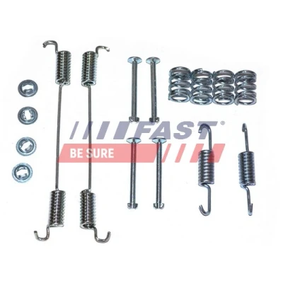 Imagen de FAST FT32452 Juego de accesorios, zapatas freno Eje trasero, derecha, trasero izquierda FIAT: Doblo I Familiar