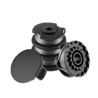 Imagen de Viilich 4pcs Bobina de Hilo para Recortadoras,para Bosch Art 23 SL/26 SL/Art 2300/ART 28/ART Easy(F016800569/F016800385),con 1 Cubierta Recortadora césped Nailon(F016F04557)