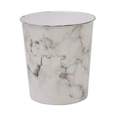Imagen de JVL Cubo de Basura pequeño mármol, 24,5 cm x 26,5 Aprox, Pack 1