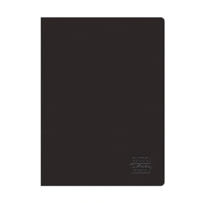 Imagen de Herlitz® Cuaderno escolar A4 a Cuadros 60 hojas Tapa blanda Brulion para aprender escribir caligrafía escuela de estudiantes Universal RAINBOW CLASSIC Negro