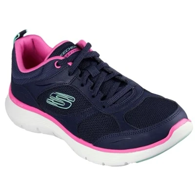 Imagen de Skechers Flex Appeal 5.0 para mujer, Nvhp Navy Hot Pink, 39 EU