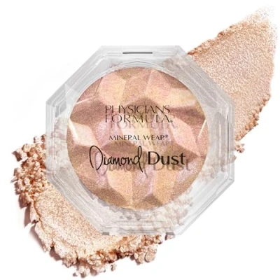 Imagen de Physicians Formula Mineral Wear Diamond Dust, Polvos Translúcidos para el Rostro con Minerales Iluminadores y Vitamina E, Acabado Iluminador Radiante de Aspecto Natural, Luminous Gleam