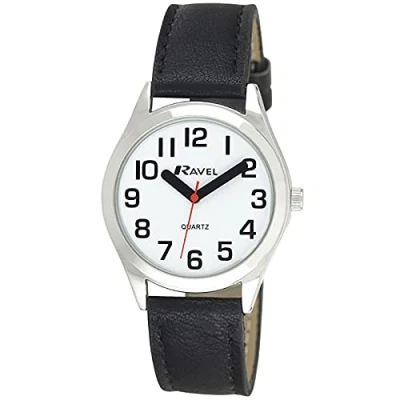 Imagen de Ravel Ladies Bold Hands and Numbers Easy Read Watch. Reloj de pulsera