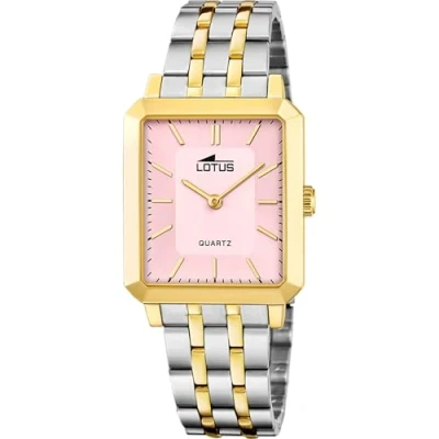 Imagen de LOTUS Reloj Mujer 18981/2 Square Series Caja de Acero Inoxidable 316l Multi Correa