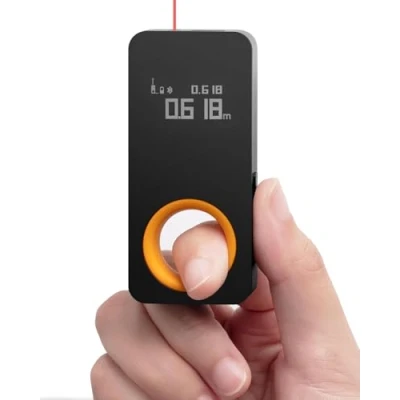 Imagen de HOTO Medidor Láser con Bluetooth, Telémetro 0.05 30m, Precisión de ±2mm, 2 Modos Medición, Unidades Intercambiables M/Ft+in, Carga Type C