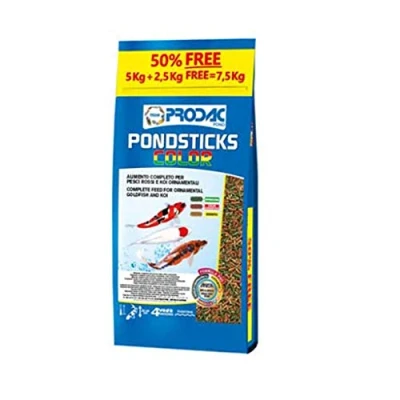 Imagen de Comida para Peces de acuarios Prodac PONDSTICKS Color 7,5 kg (en Bolsa)
