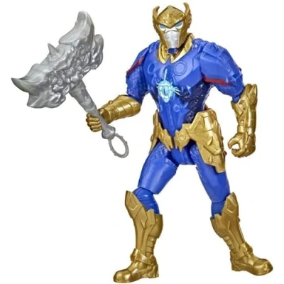 Imagen de Marvel Avengers Mech Strike Monster Hunters Figura de Thor 15 cm con Accesorio para niños a Partir 4 años
