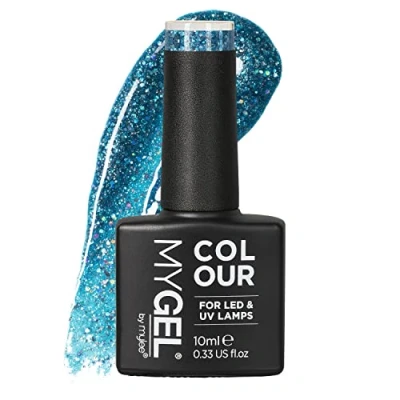 Imagen de MYLEE Esmalte de Uñas en Gel Semipermanente 10 ml [Out Of The Blue ] UV/LED Nail Art Manicure Pedicure para Uso Profesional y Doméstico Larga Duración Fácil Aplicar