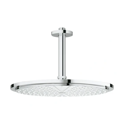 Imagen de GROHE 26067000 Alcachofa fija para ducha, Cromo Cosmopolitan 310 conjunto ducha mural 9,5
