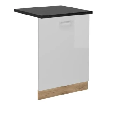 Imagen de Vicco Tapa del lavavajillas &quot;R Line&quot;, Blanco alto brillo, 60 cm , ET Antracita