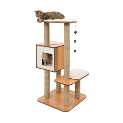 Imagen de Vesper Cat Tree, High Base, Black , 52046