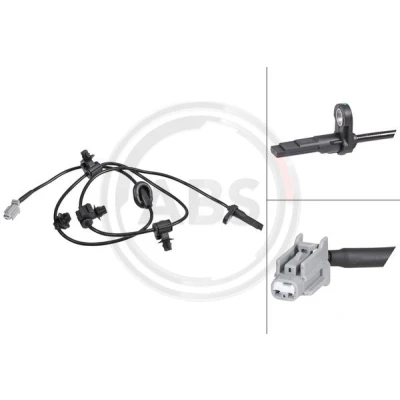 Imagen de A.B.S. 31968 Sensor de ABS activo 1040 gris