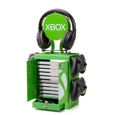 Imagen de Numskull Official XBOX Green Gaming Locker, Controller Holder, Headset Stand for PS5, Series X S, Nintendo Switch Merchandise