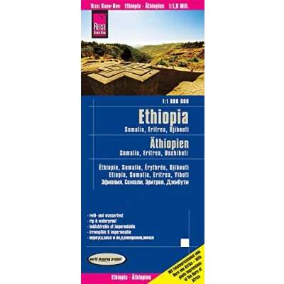 Imagen de Etiopía, Eritrea, Somalia, Yibuti, mapa impermeable de carreteras. Escala 1:1.800.000 impermeable. Reise Know How.: world mapping project (Ethiopia / Somalia Djibouti Eritrea (1:1.800.000))