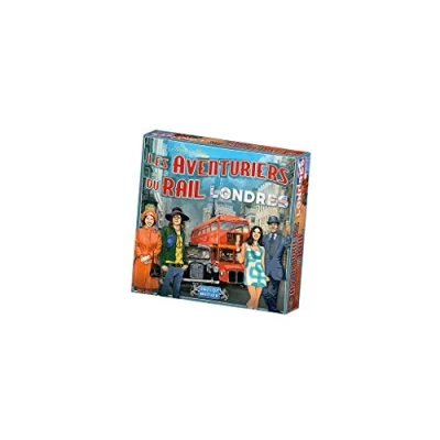 Imagen de LOS AVENTUEROS del RIL: Londres AÑOS 70 Juego de Mesa para niños Desde 8 años 2 a 4 Jugadores 10 15 min Estrategia Versión compacta Independiente en francés Days of Wonder
