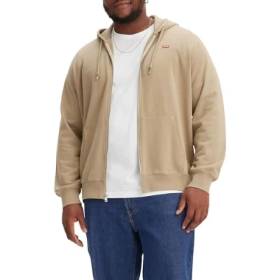 Imagen de Levi&#039;s Plus BIG Original ZIP UP Sudadera con cremallera, Hombre, Talla: 4XL, True chino