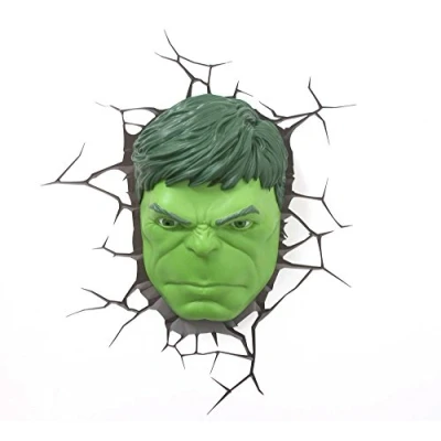 Imagen de 3DLightFX Marvel Hulk 3D Deco Lámpara de Pared LED