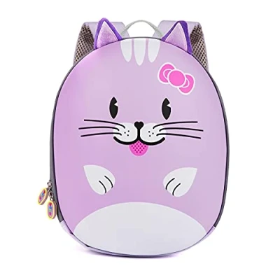 Imagen de boppi Tiny Trekker Mochila Infantil De Viaje para Vacaciones 4 litros Gato Morado