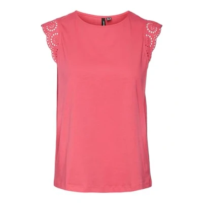 Imagen de VERO MODA Vmemily SL Gathering Top Jrs Noos, Raspberry Sorbet, XL para Mujer