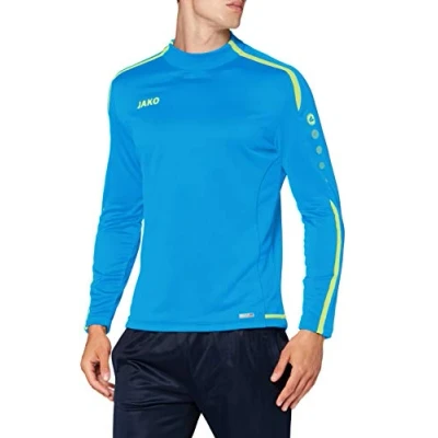 Imagen de JAKO Striker 2.0 Camiseta de Entrenamiento para Hombre, Todo el año, Color Blau/Neongelb, tamaño Small