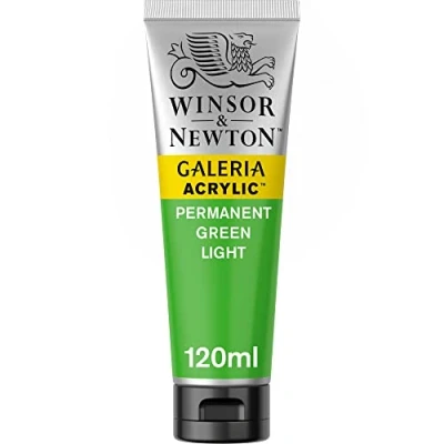 Imagen de Winsor &amp; Newton Pintura Acrílica , 120 ml, Verde (Permanent Green Light)