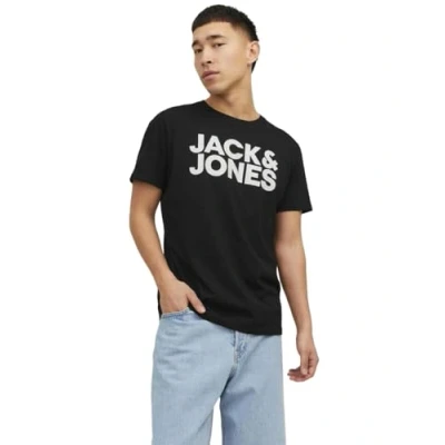 Imagen de Jack &amp; Jones Jjecorp LOGO Oneck NOOS Camiseta estampada, Hombre, Talla: XS, Black