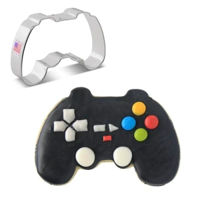 Imagen de Ann Clark Cortador de galletas con controlador videojuegos, 4 pulgadas, fabricado en Estados Unidos