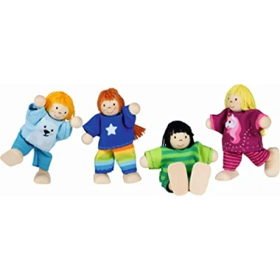 Imagen de GOKI Muñecos Flexibles pandilla niñas bebé, Multicolor (51499)
