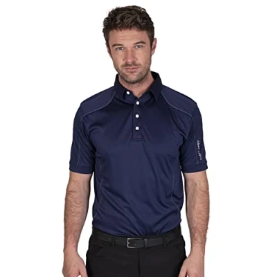 Imagen de Island GREEN IGTS1648 Performance Coolpass Polo de Golf para Hombre
