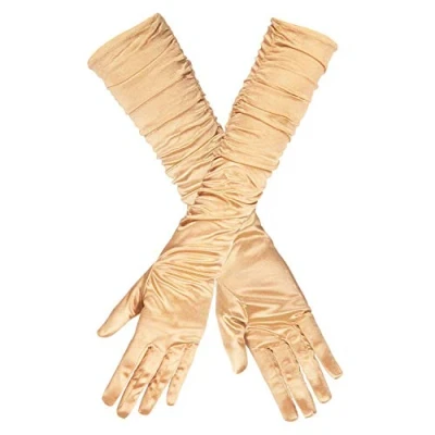 Imagen de Boland 03144 Guantes largos de Hollywood, un tamaño, color: Gold , color/modelo surtido