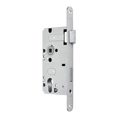 Imagen de SOTECH Cerradura de puerta BKS cilindro perfil Clase 2 Retroceso 55 mm parte delantera 20 DIN derecha Distancia 72 casa embutir