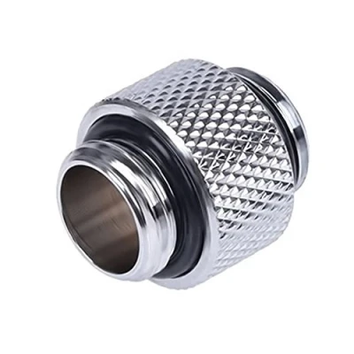 Imagen de AlphaCool 17199 HF Double Nipple G1/4 Outer Thread to 10mm Chrome Refrigeración Líquida Conectores