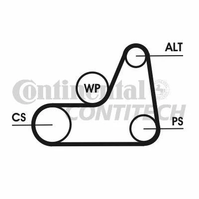 Imagen de CONTITECH 6PK1042 ELAST T1 Juego de correas trapeciales poli V con herramienta montaje FORD: FIESTA 5, Focus Mk1 Hatchback, Fusion Familiar