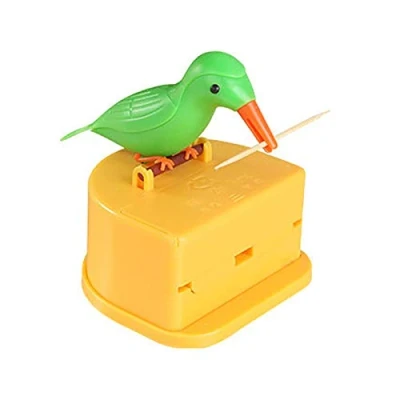 Imagen de Lodokdre Dispensador de palillos dientes para pájaros, caja automática palillo