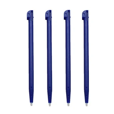 Imagen de GGZone 4 piezas de plástico lápiz capacitivo para consola juegos, pantalla táctil repuesto Nintendo 2DS Tactil Game Console Accesorios (4 azul)