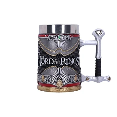 Imagen de Nemesis Now B5873V2 Licencia oficial de Lord of The Rings Aragorn Tankard, plata, 15,5 cm