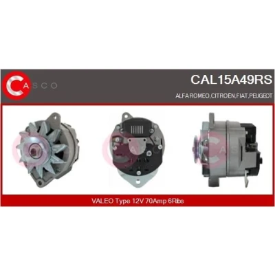 Imagen de CASCO CAL10420AS Alternador 12V 140A VOLKSWAGEN: Golf 5, Transporter 5 Bus, Touran I, SEAT: Leon II Hatchback, Altea, Ibiza 4, AUDI: A4 B6 Avant