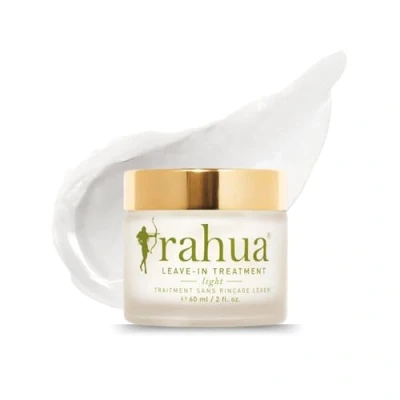 Imagen de RAHUA Permiso de tratamiento Luz 2 Fl oz, Protectante calor anti frizz sin peso para cabello lustroso saludable, humectante natural que fortalece y suaviza el cabello.