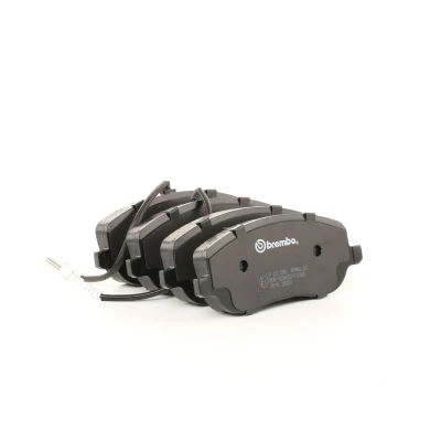 Imagen de BREMBO P 23 090 Juego de pastillas freno con contacto avisador desgaste tornillos pinza sin accesorios CITROËN: Jumpy I MPV, C8