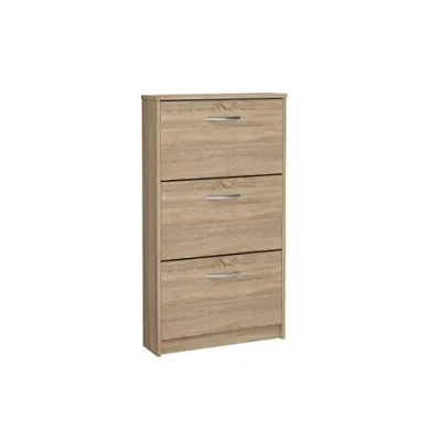 Imagen de FMD Möbel 411 003 Zapatero, Color Roble, 58,5 x 104,5 17 cm aprox
